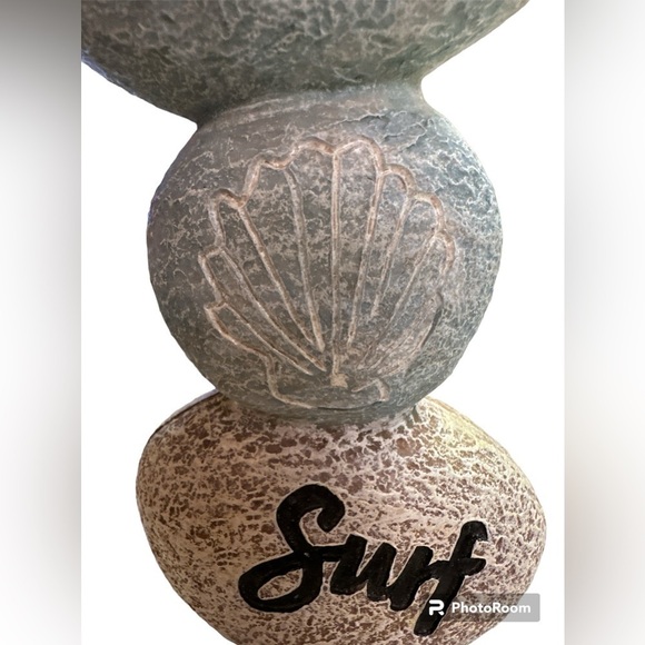 Relax & Surf Resin Beach Ocean Surf Decor Art Sculpture - Picture 4 of 9